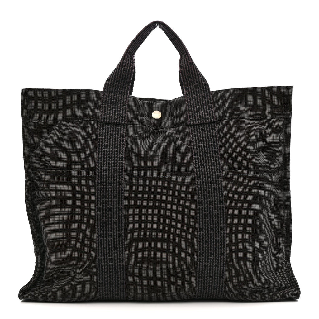 Canvas Herline MM Tote Grey
