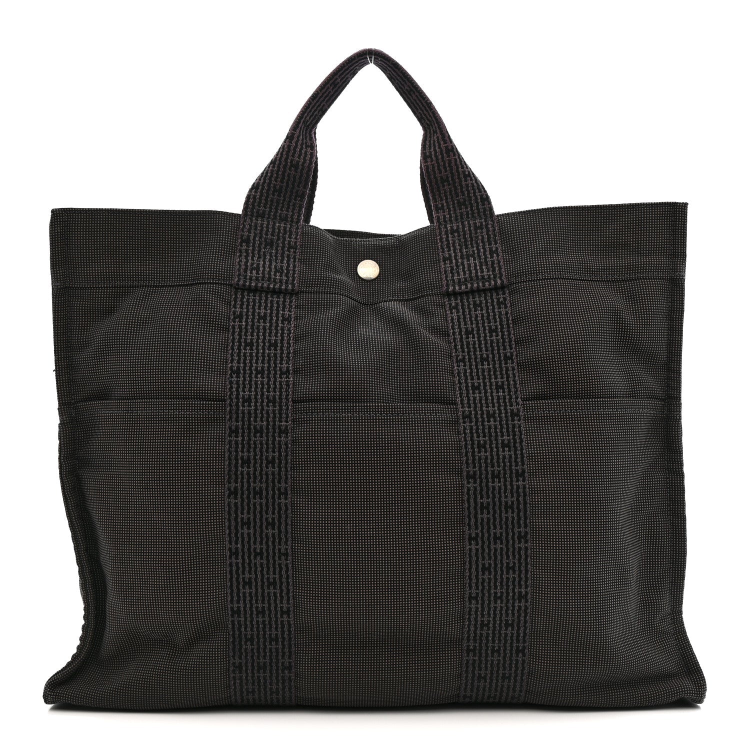 Canvas Herline MM Tote Grey