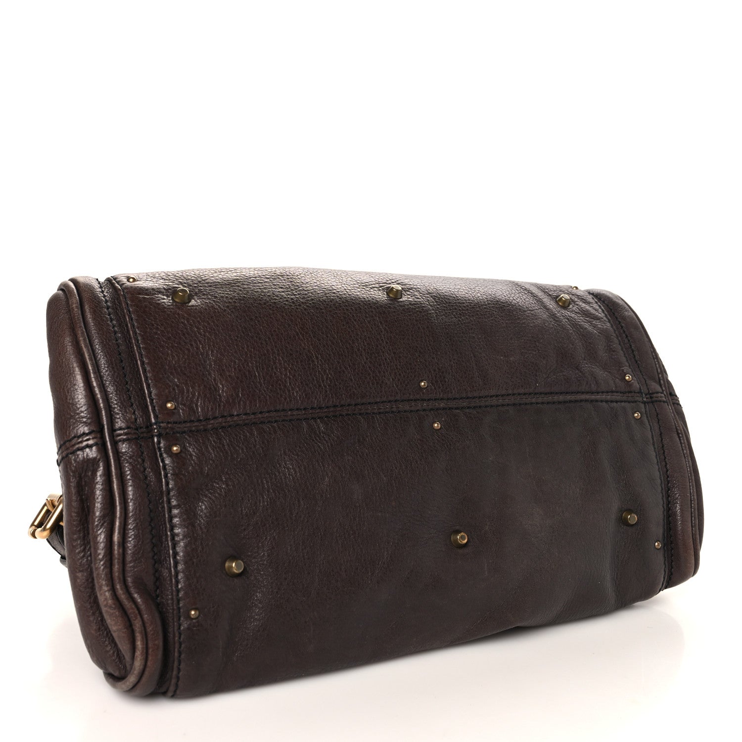Calfskin Medium Paddington Satchel Chocolate