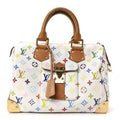 Monogram Multicolor Speedy 30 White