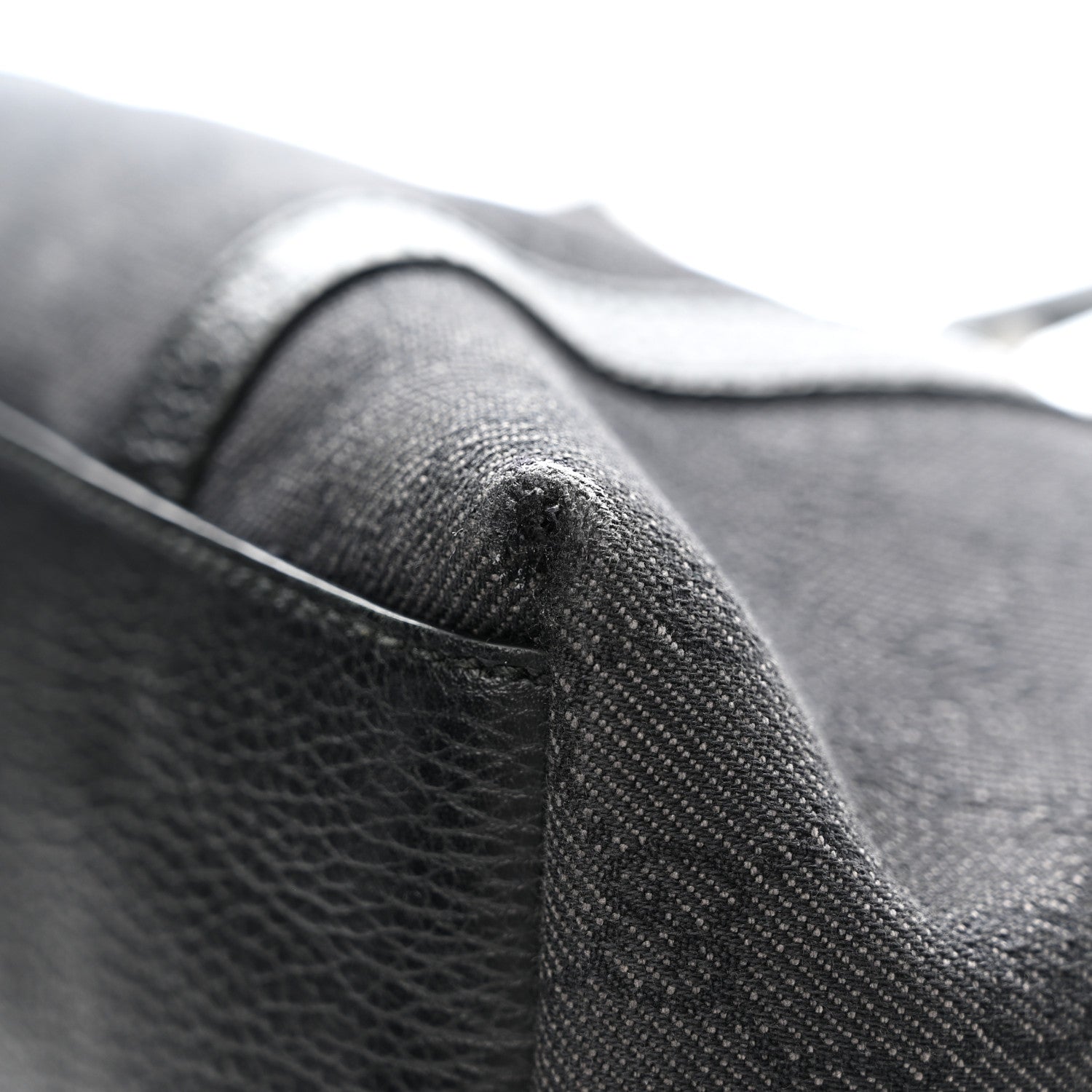 Nylon Monogram Medium GG Charm Dome Satchel Black