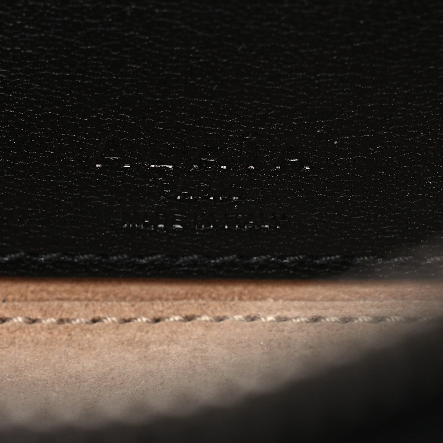 Shiny Goatskin Small Le Teckel Bag Black