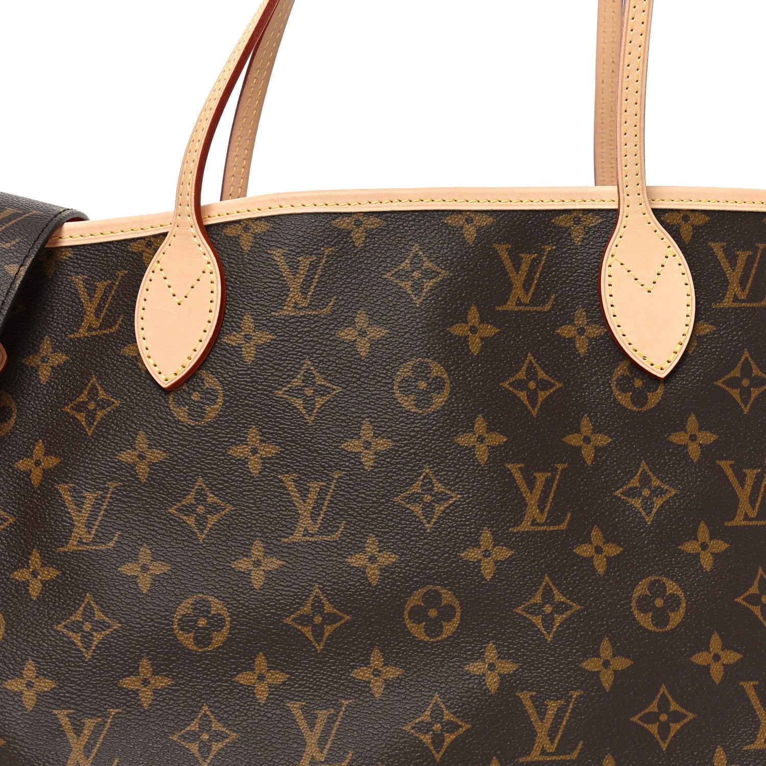 Monogram Inside Out Neverfull Bandouliere MM Rose Pondichery