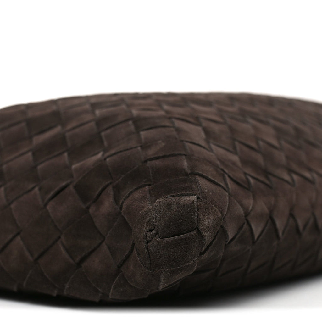 Suede Intrecciato Small Hop Fondant