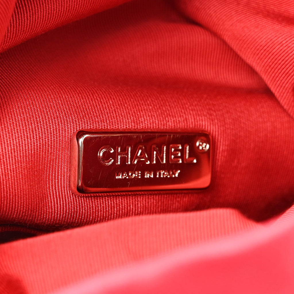 Lambskin Quilted Small in Seoul Backpack Dark Pink