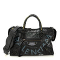 Agneau Graffiti All Over Classic Hardware S City Black Multicolor