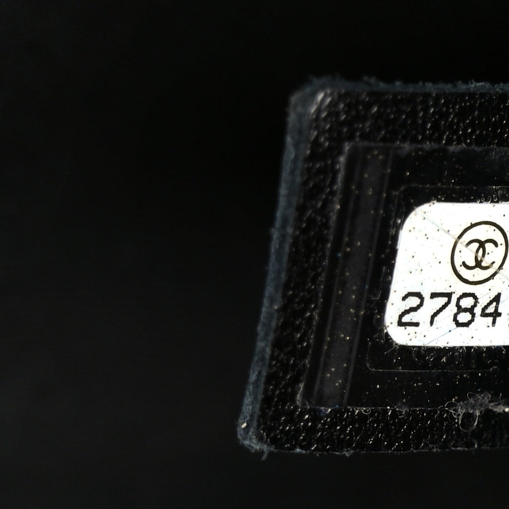 Calfskin Stitched Covered CC Camera Case Bag Black