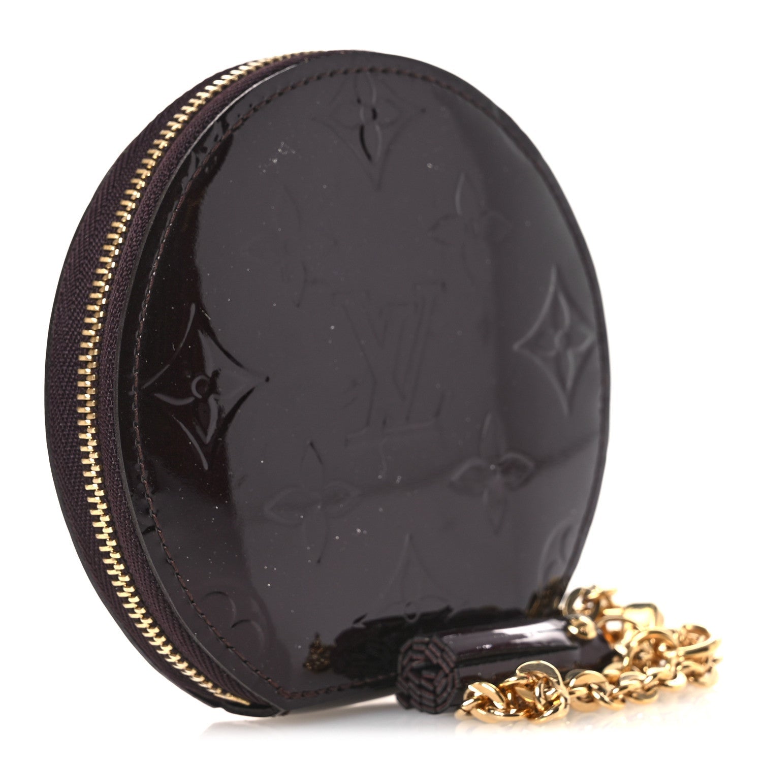 Vernis Chapeau Coin Purse Amarante