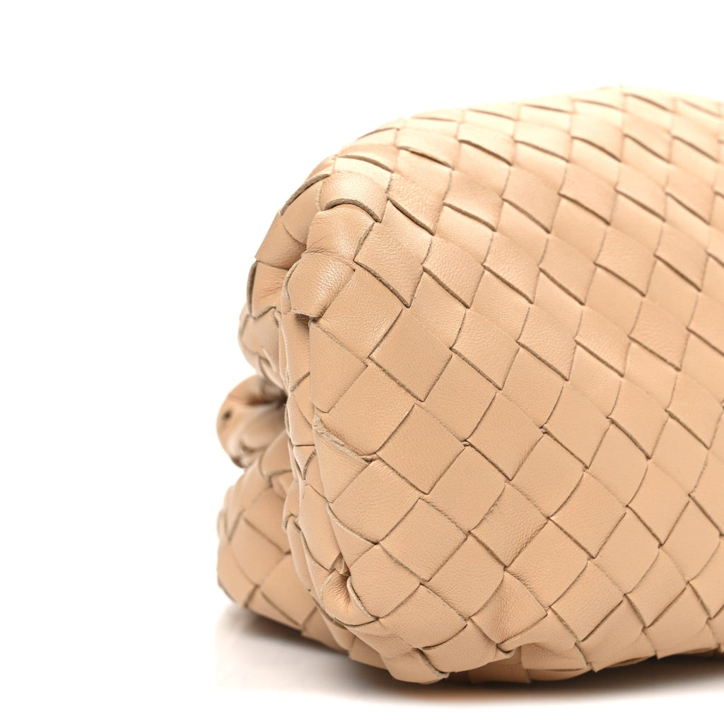 Nappa Maxi Intrecciato The Pouch Oversized Clutch Almond