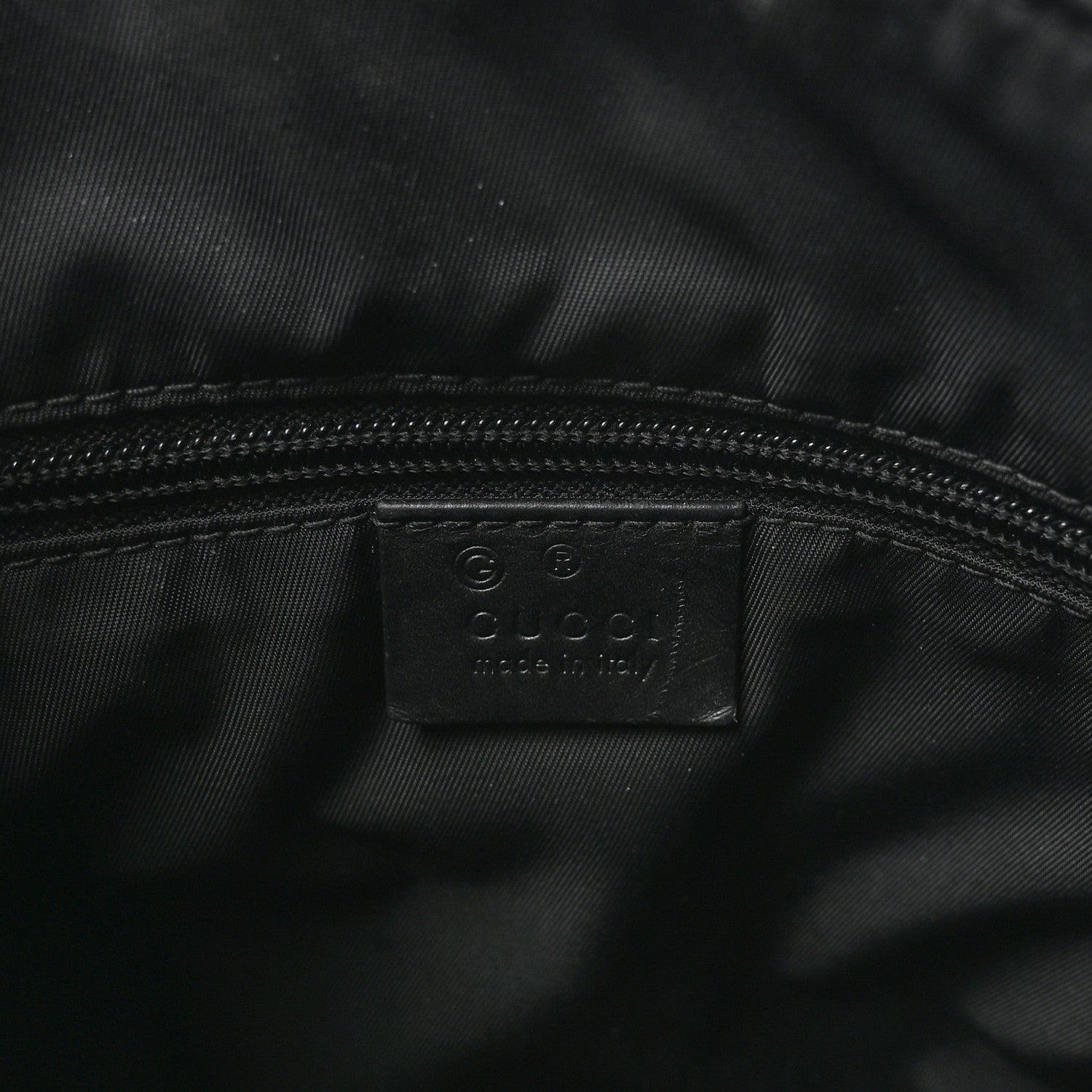 Techno Canvas Selleria Calfskin Web Small Flat Messenger Bag Black