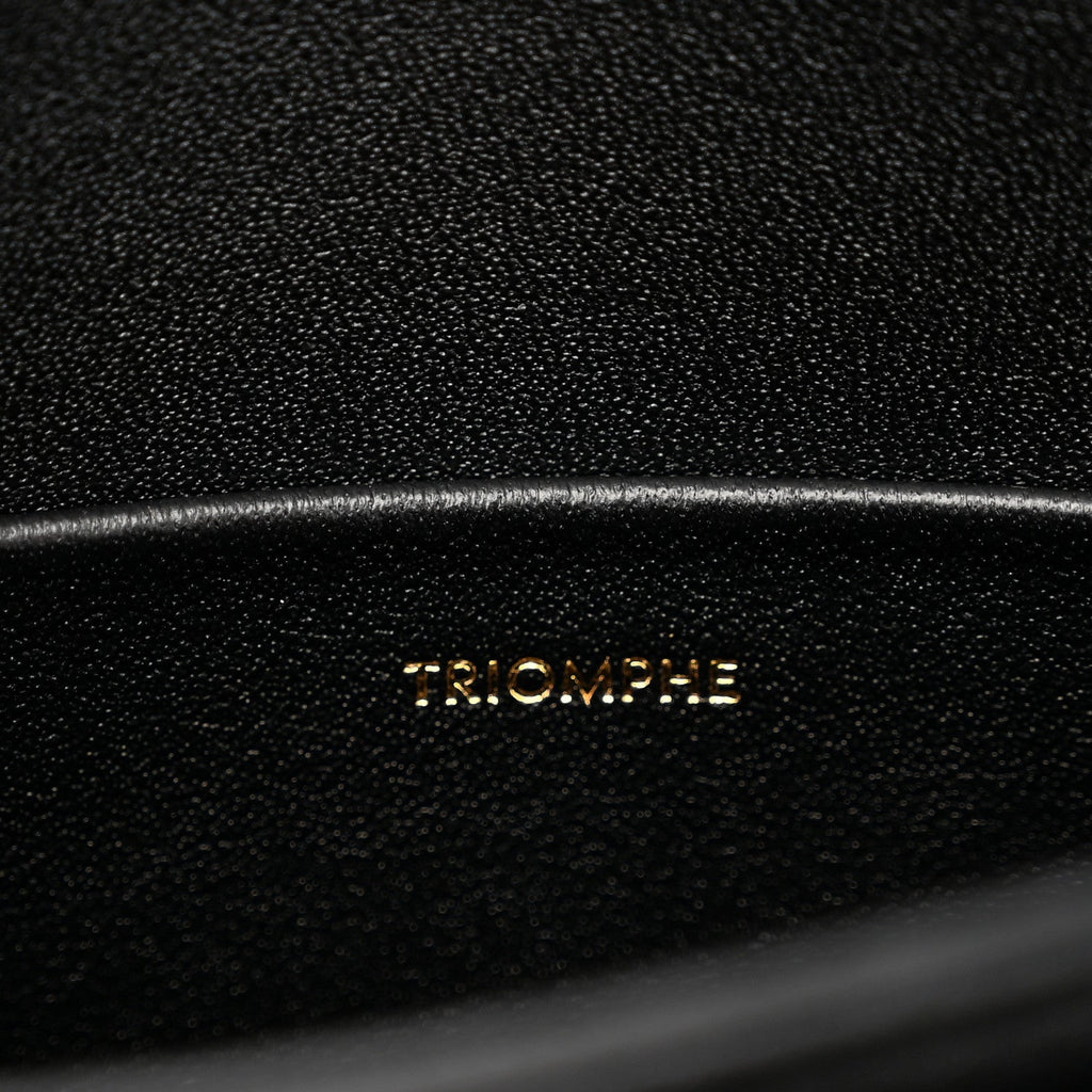 Shiny Calfskin Teen Triomphe Black