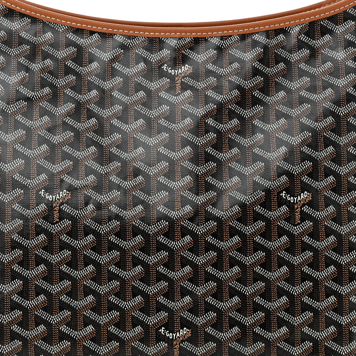 Goyardine Boheme Hobo Black Gold