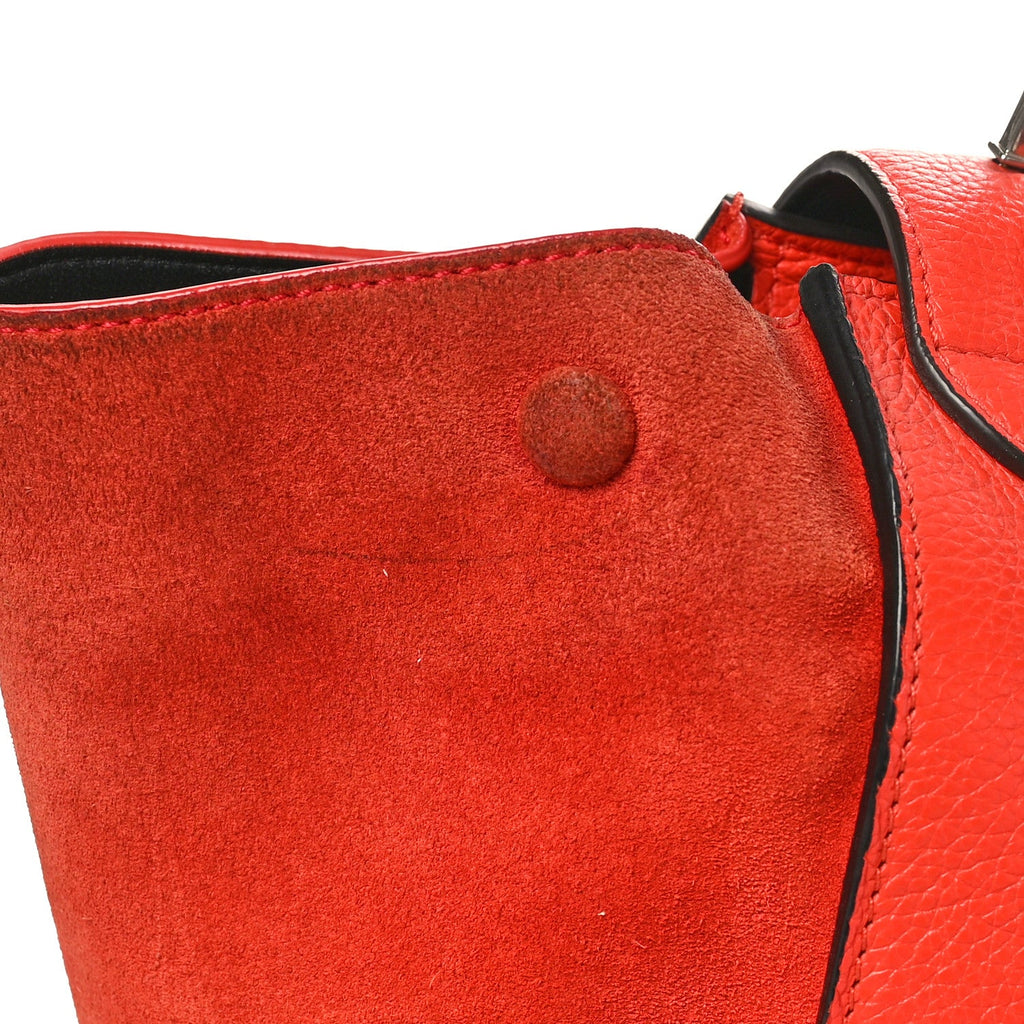 Drummed Calfskin Medium Trapeze Orange