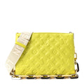 Embossed Monogram Coussin PM Vert Acide