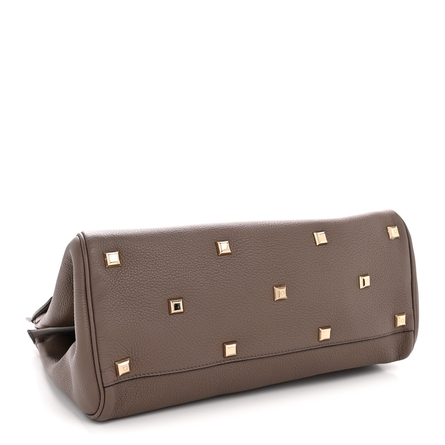 Calfskin Large Studio Bag Caraway Seed