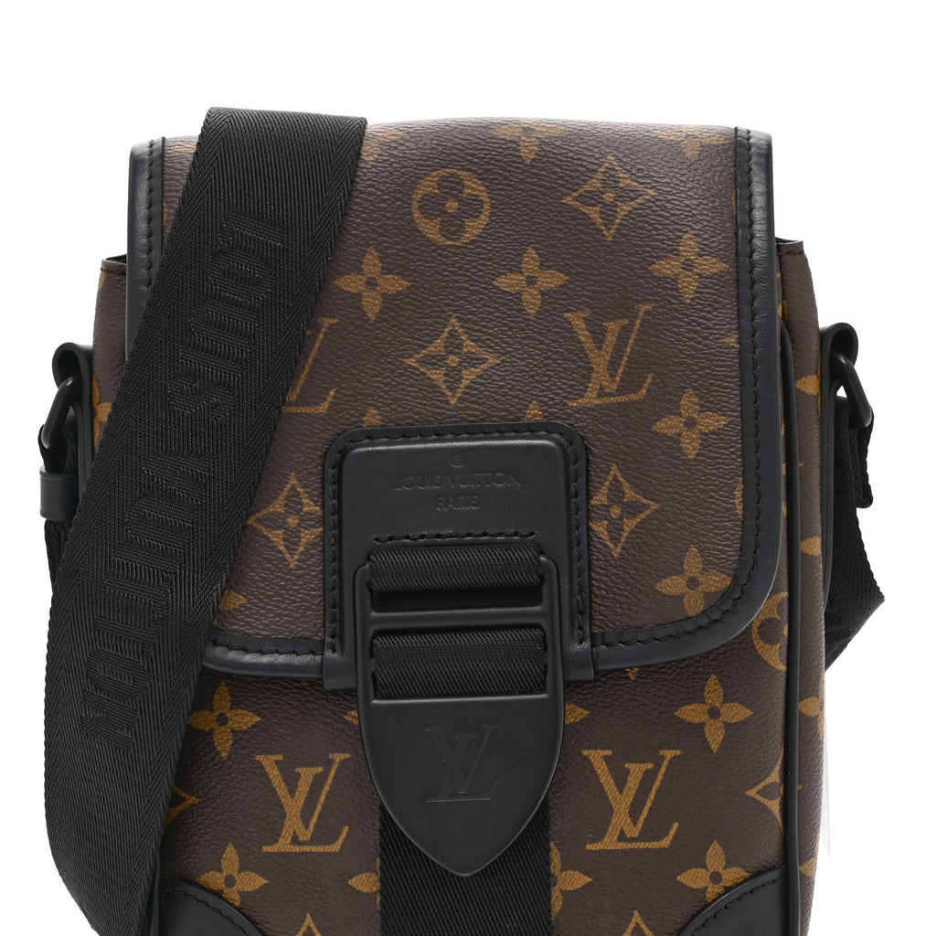 Monogram Macassar Archy Messenger PM