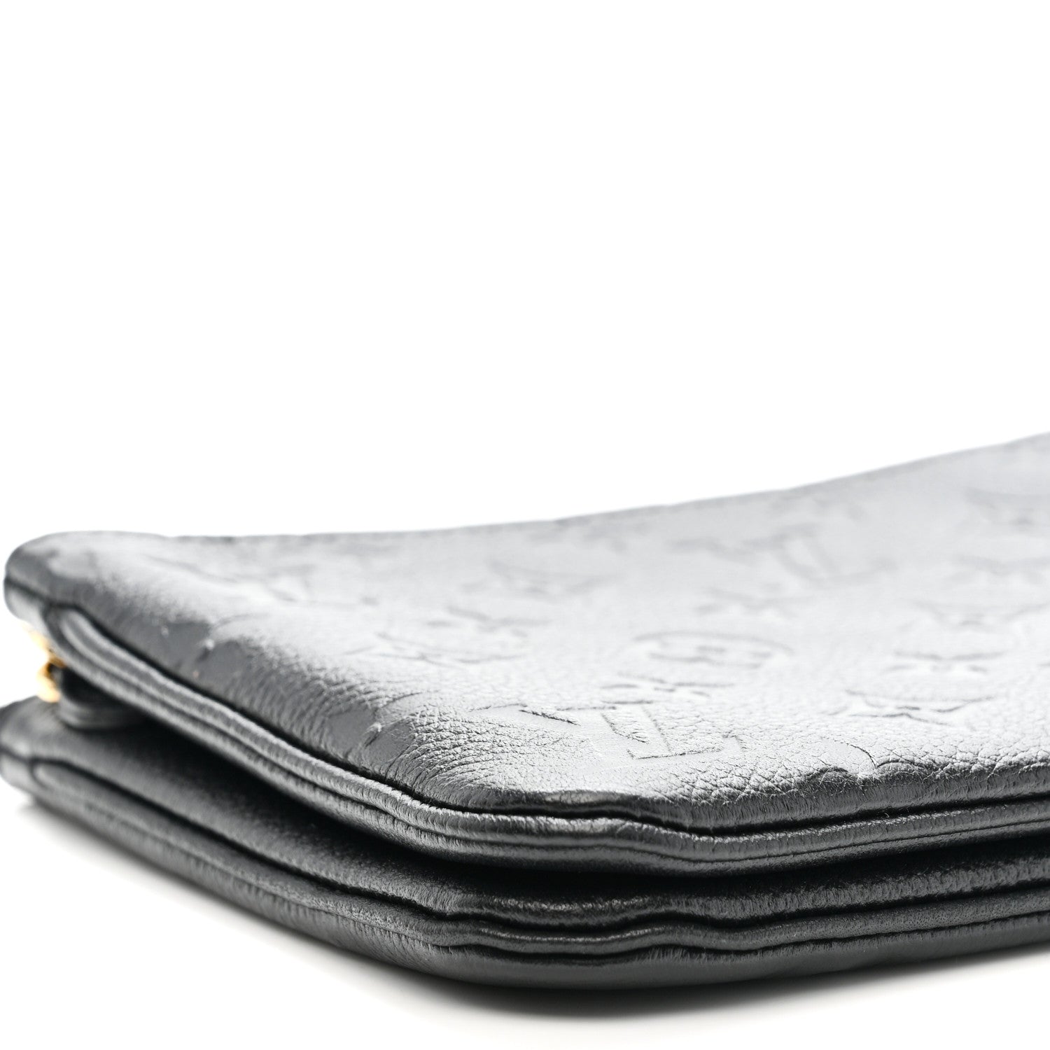 Empreinte Double Zip Pochette Black