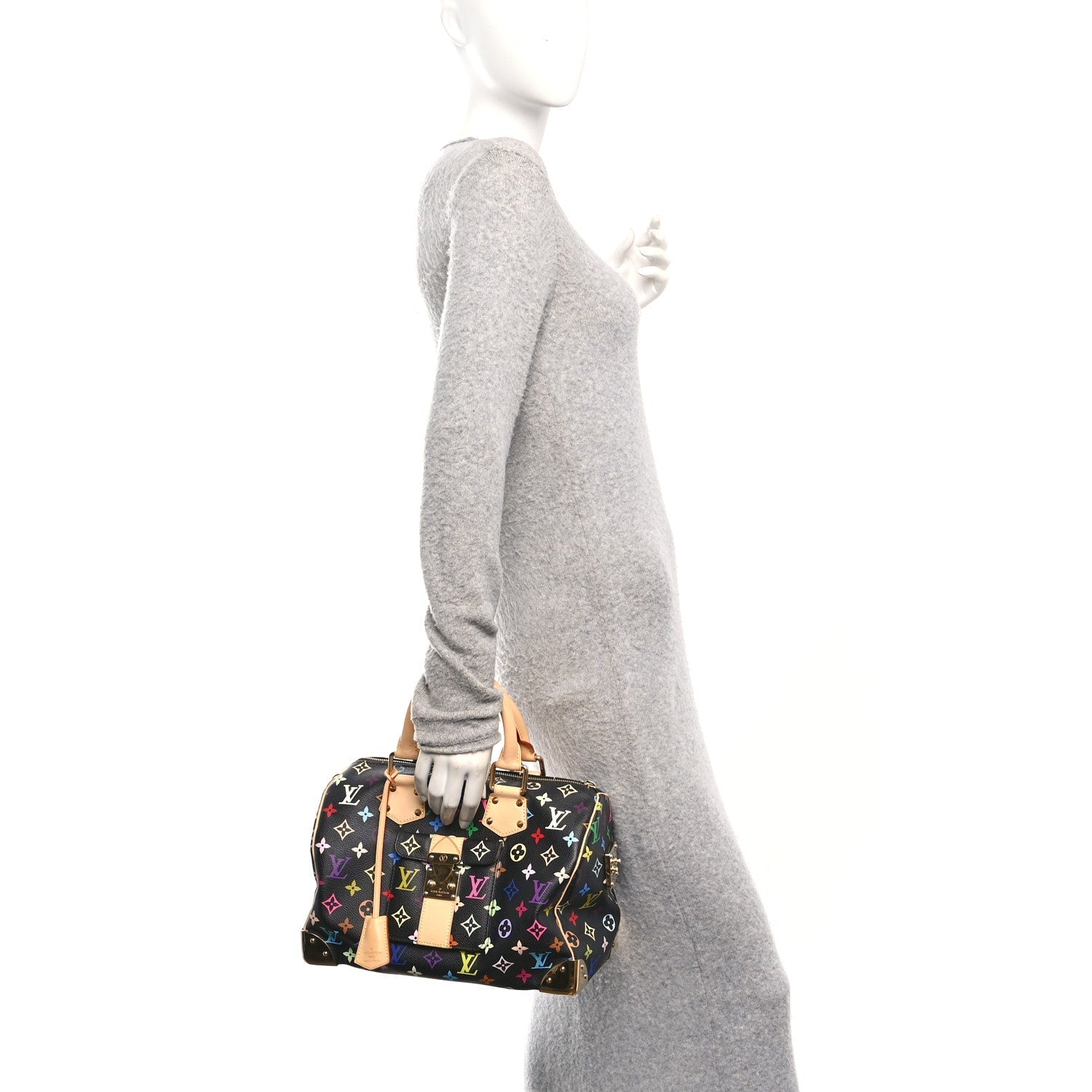 Monogram Multicolor Speedy 30 Black