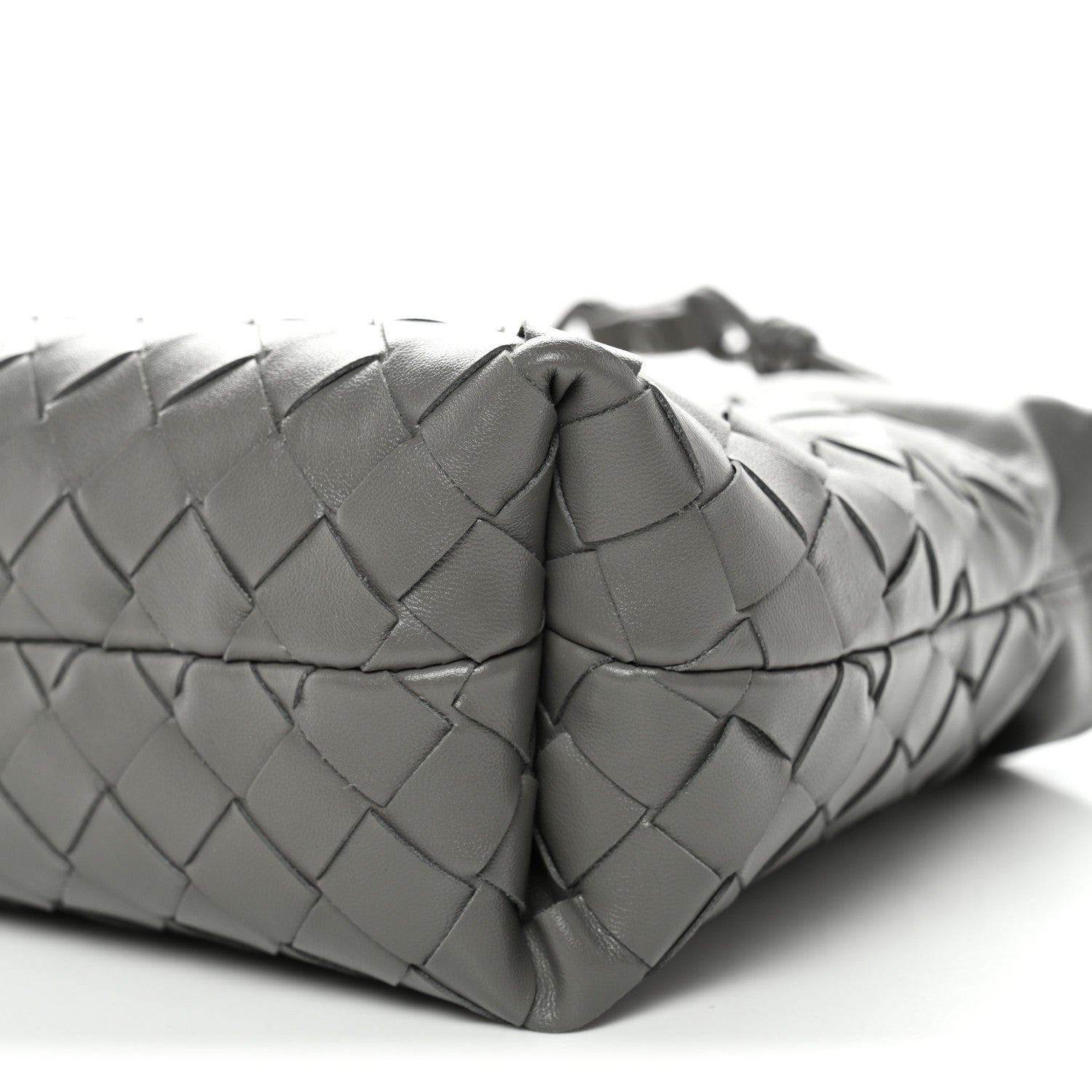 Nappa Intrecciato Dustbag Notte Shoulder Bag Basalt