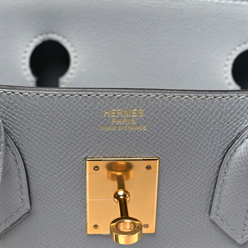 Epsom BIRKIN 30 Gris Mouette