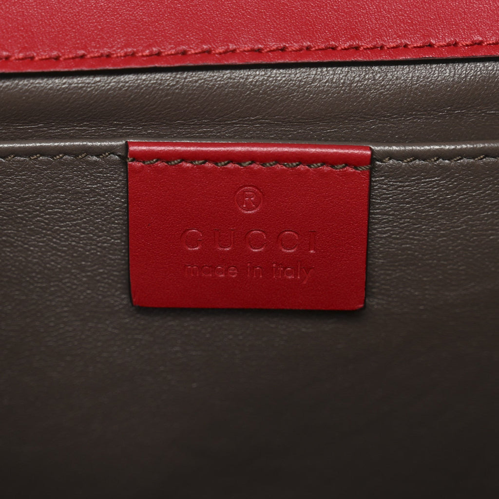 Smooth Calfskin Small Zumi Top Handle Shoulder Bag Hibiscus Red