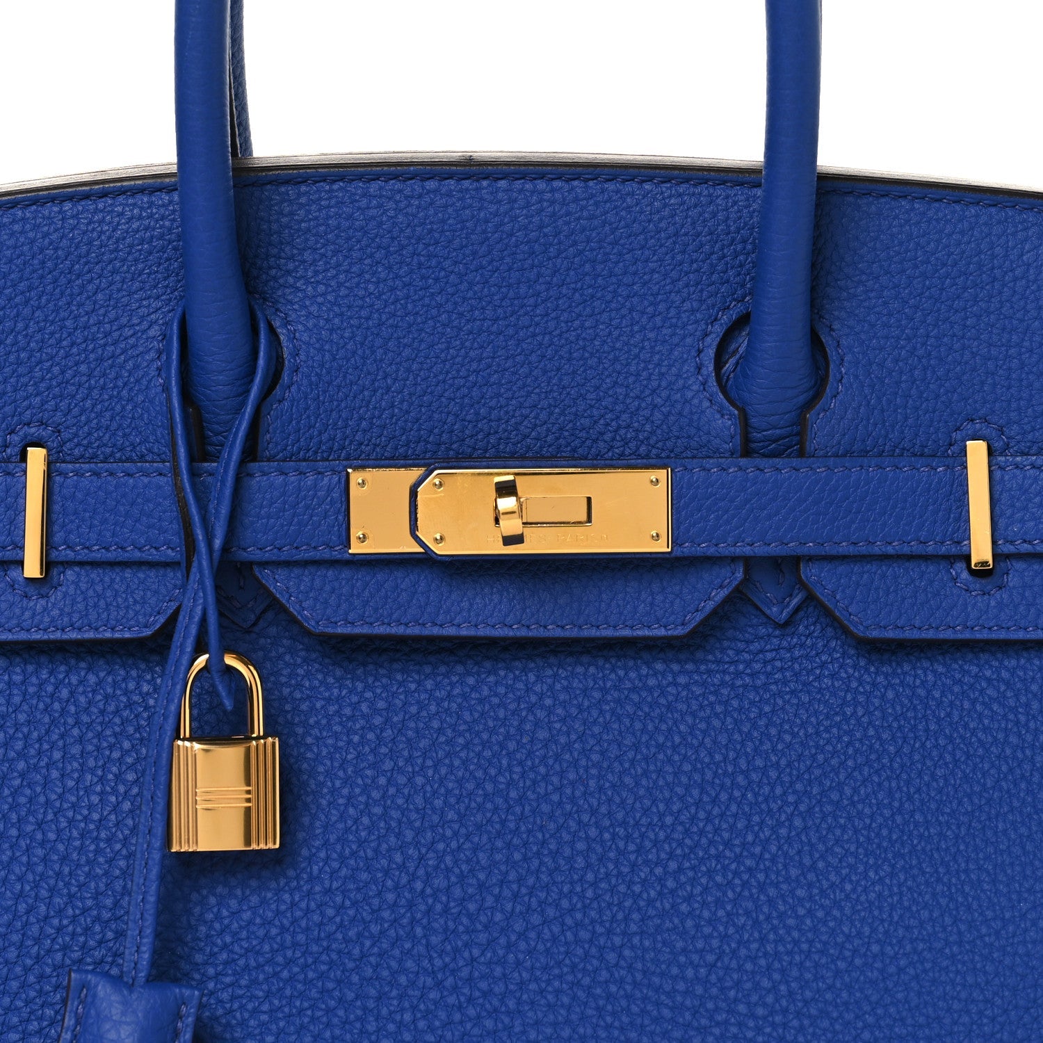 Togo Birkin 30 Bleu Electrique
