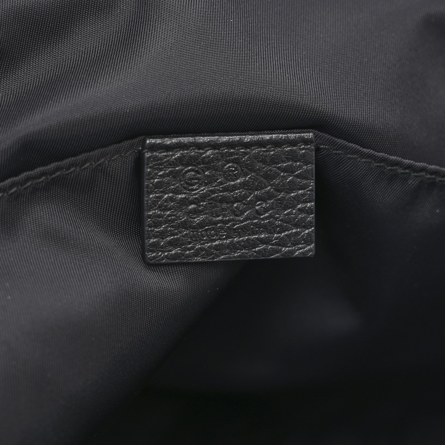 Nylon Monogram Medium Light Single Buckle Backpack Black