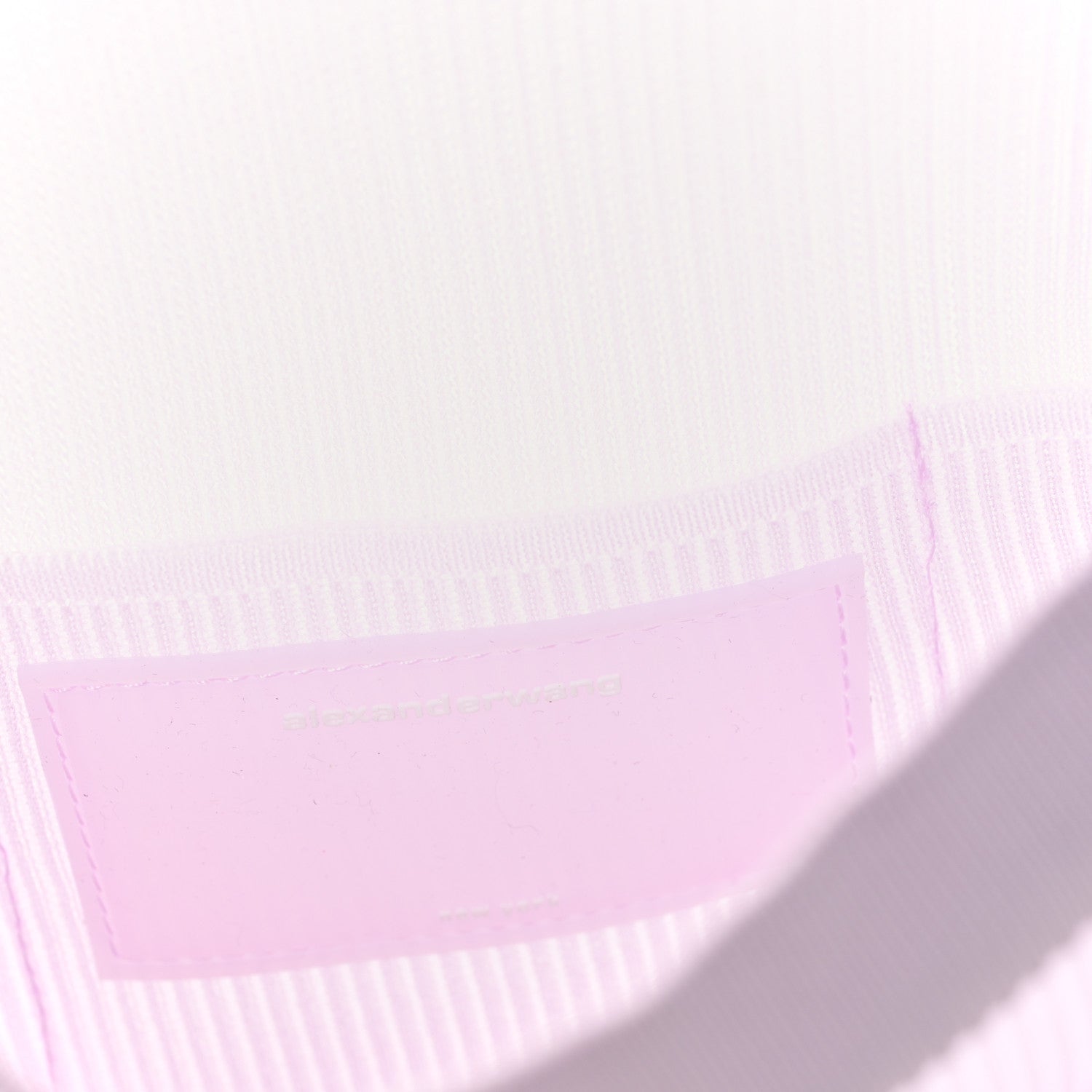 Ribbed Knit Small Ryan Bag Lavender