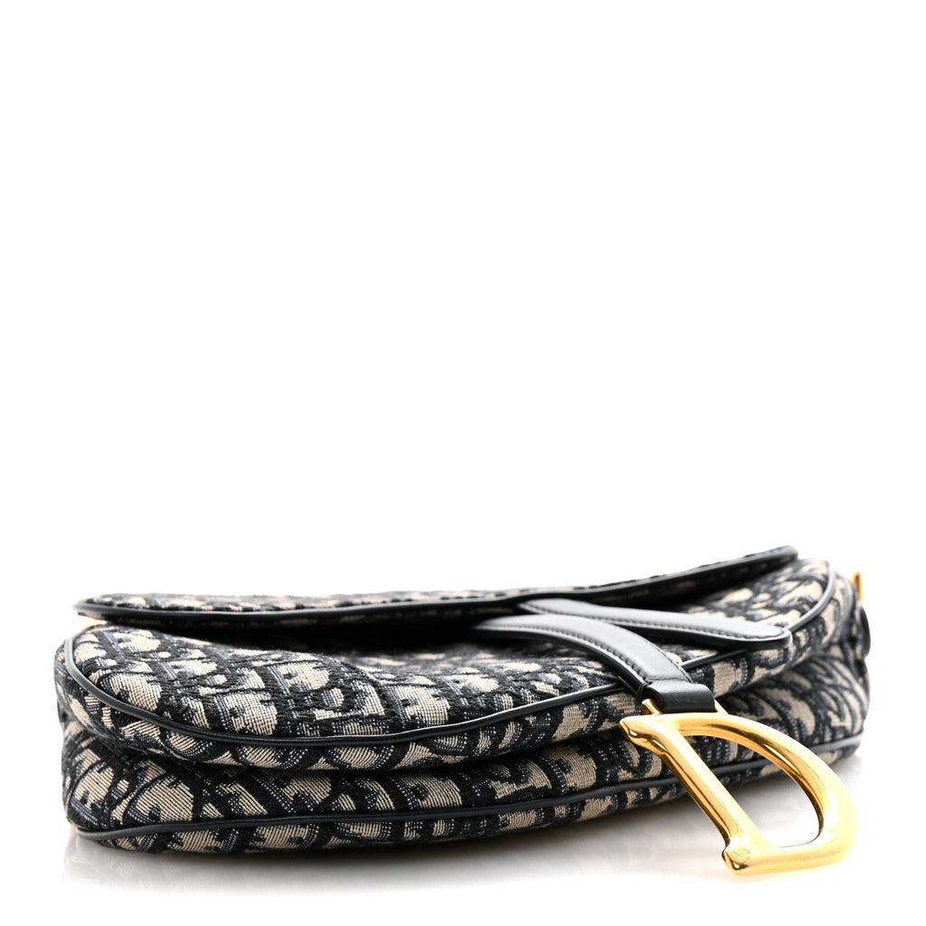 Oblique Saddle Bag Blue