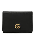 Pebbled Calfskin GG Marmont  Case Black