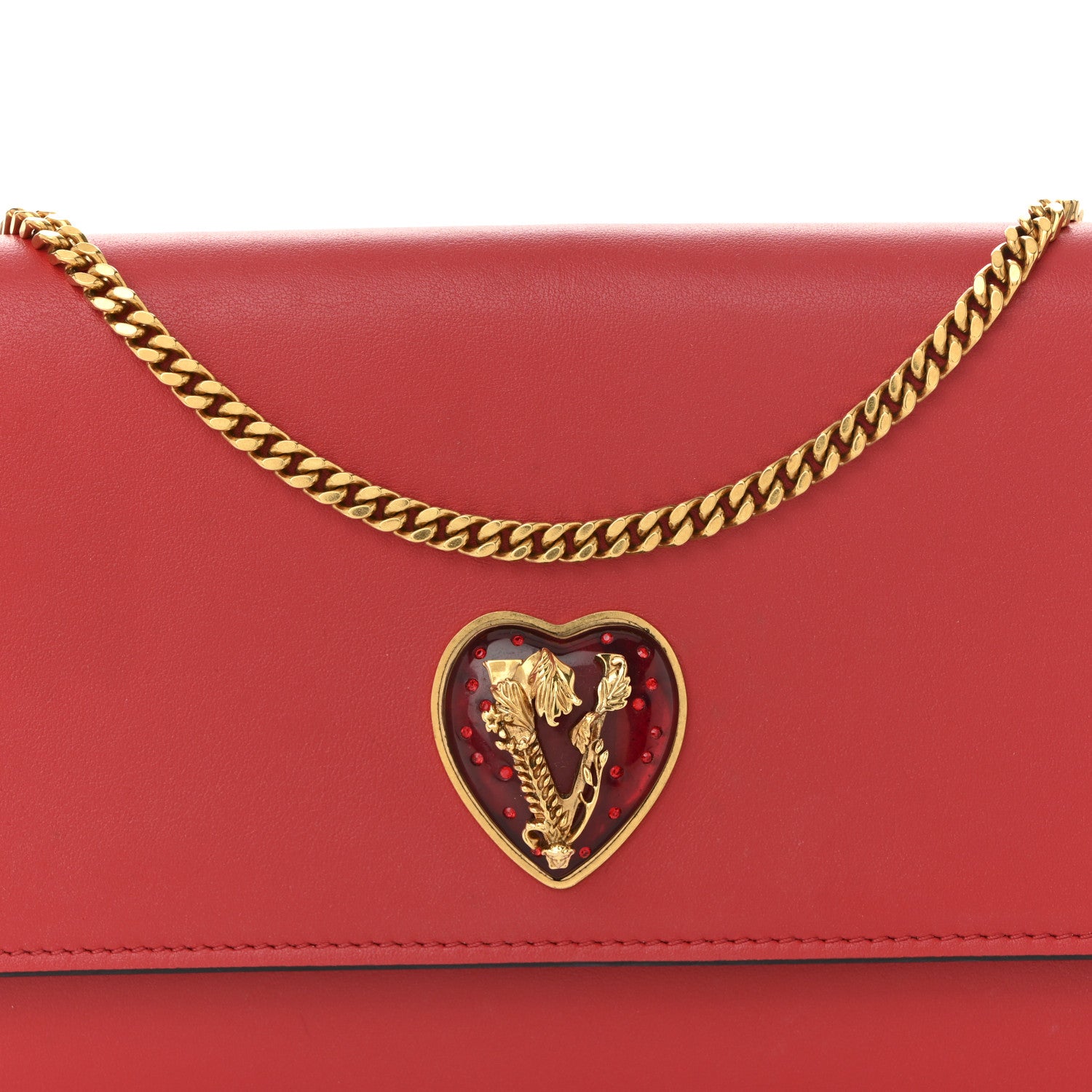 Vitello Virtus V-Mine Wallet on Chain Red