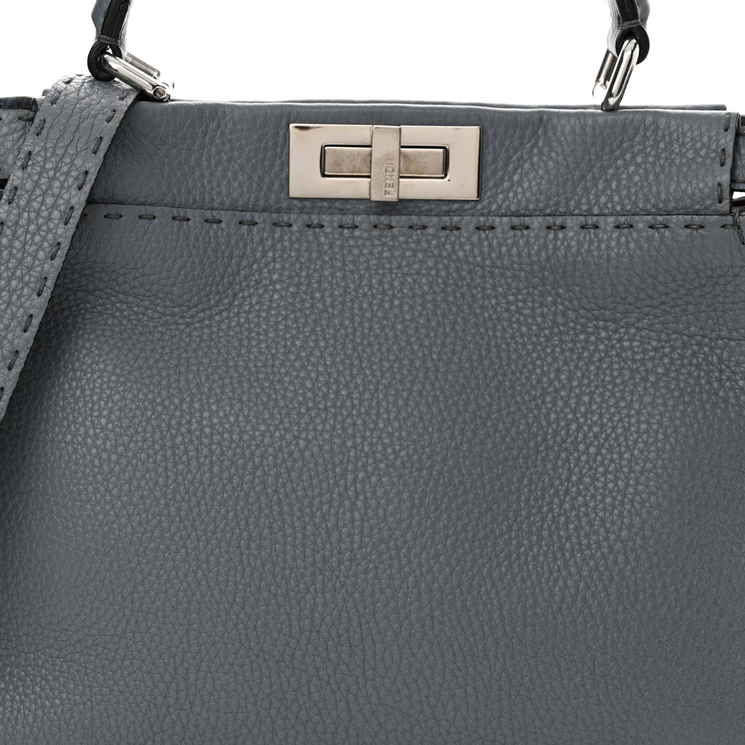 Cuoio Romano Selleria Bi-Color Medium Peekaboo Iconic Satchel Nube Bordeaux