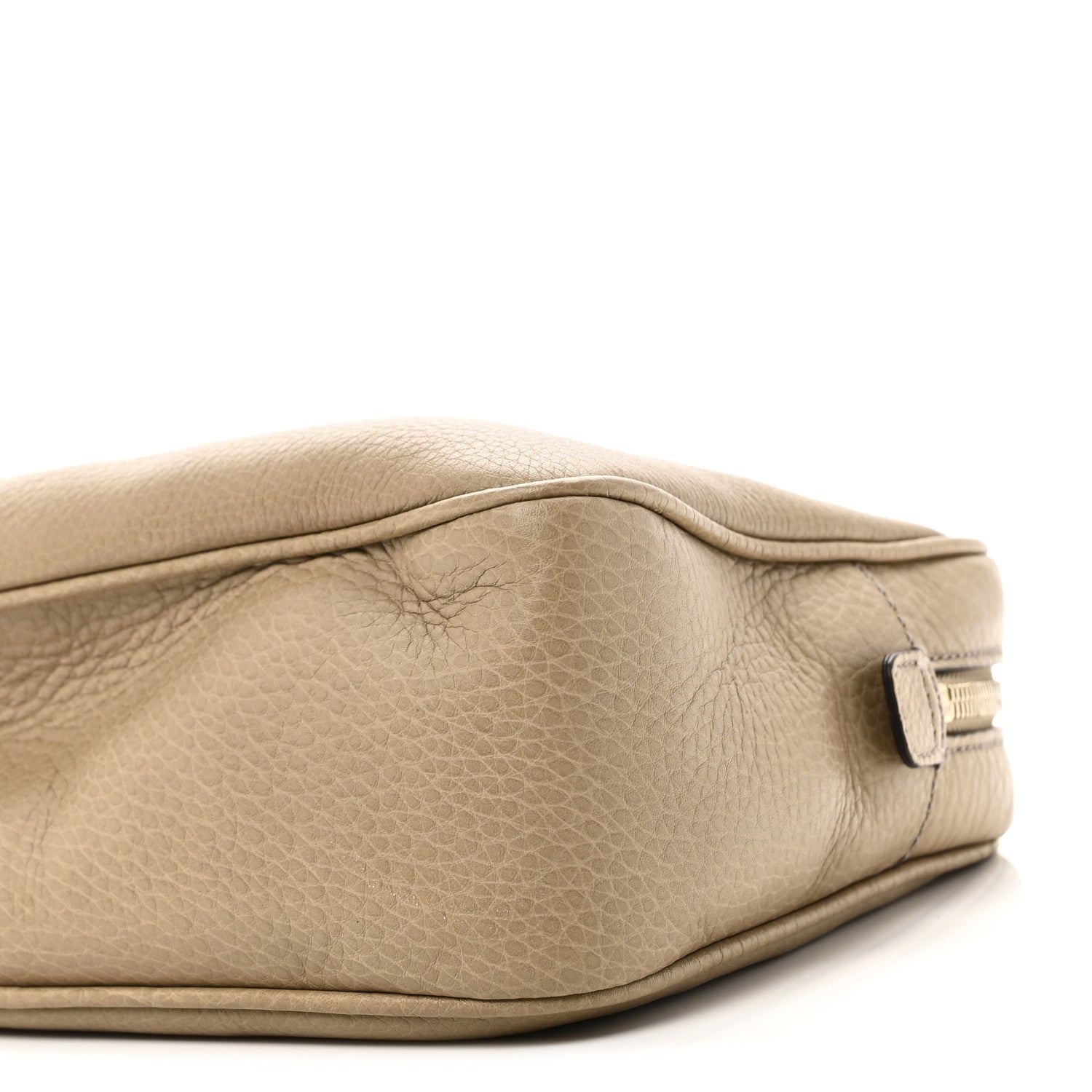 Pebbled Calfskin Small Soho Bowler Camelia