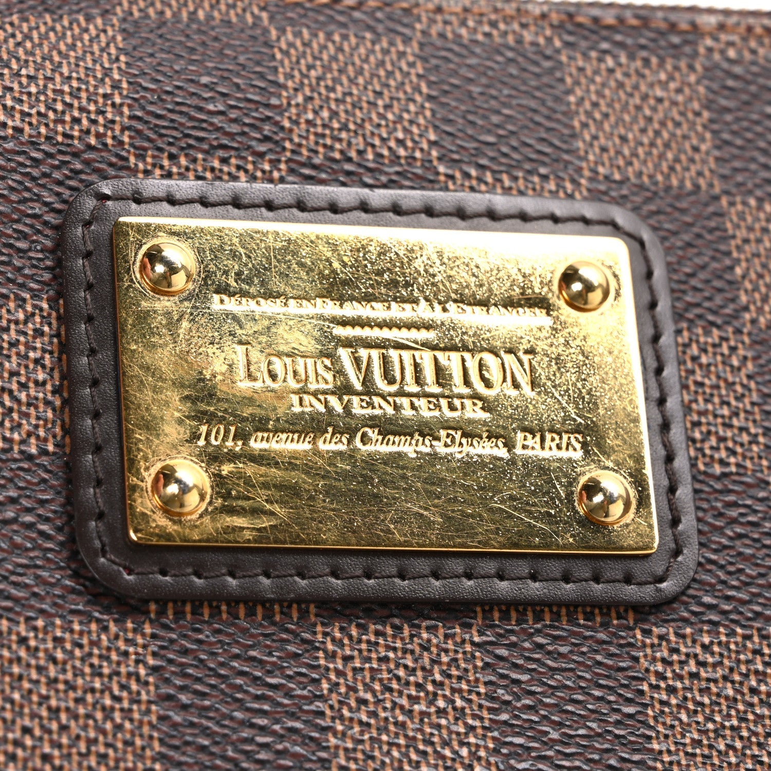 Damier Ebene Eva Clutch