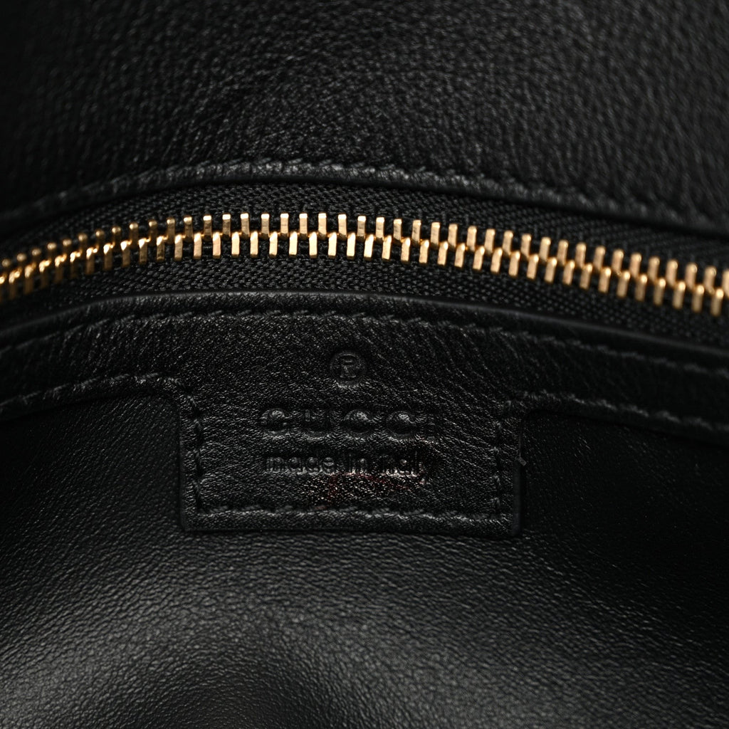 Roxy Calfskin Blondie Chain Shoulder Flap Bag Black