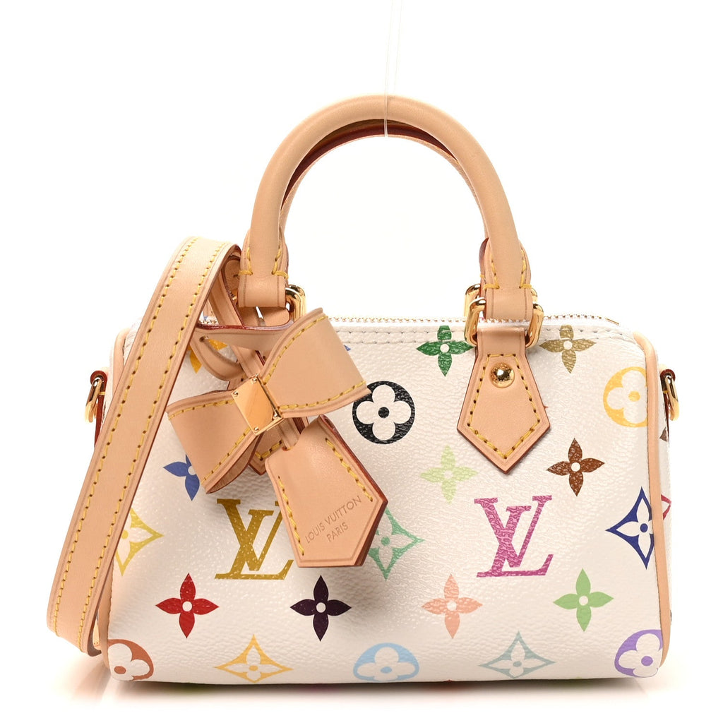 LV X TM Monogram Multicolor Nano Speedy White