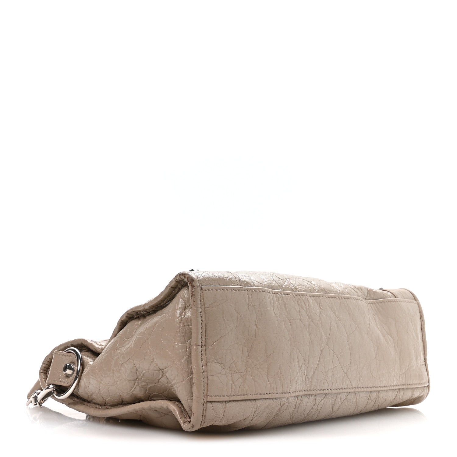 Agneau Arena Silver Hardware Small Le City Beige
