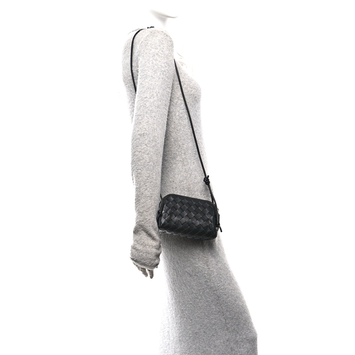 Nappa Intrecciato Concert Pouch Black