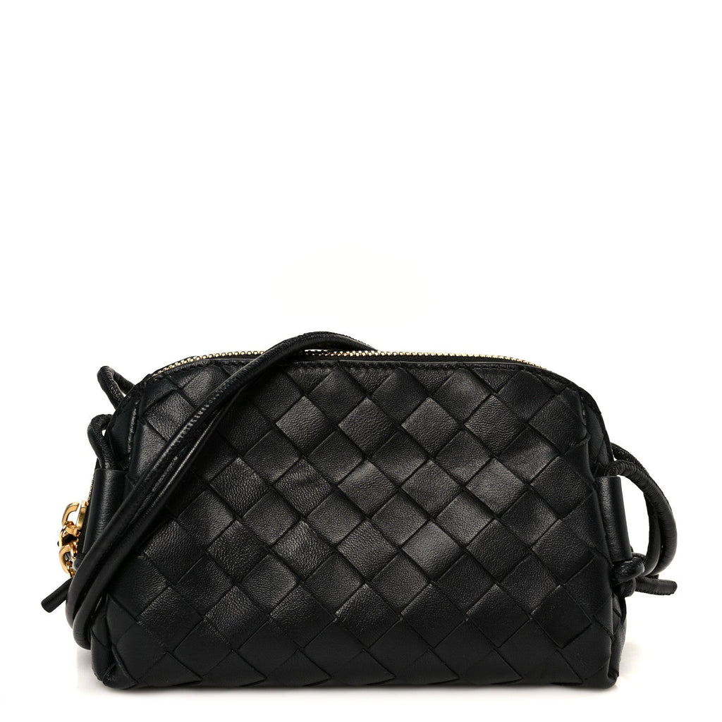 Nappa Intrecciato Concert Pouch Black