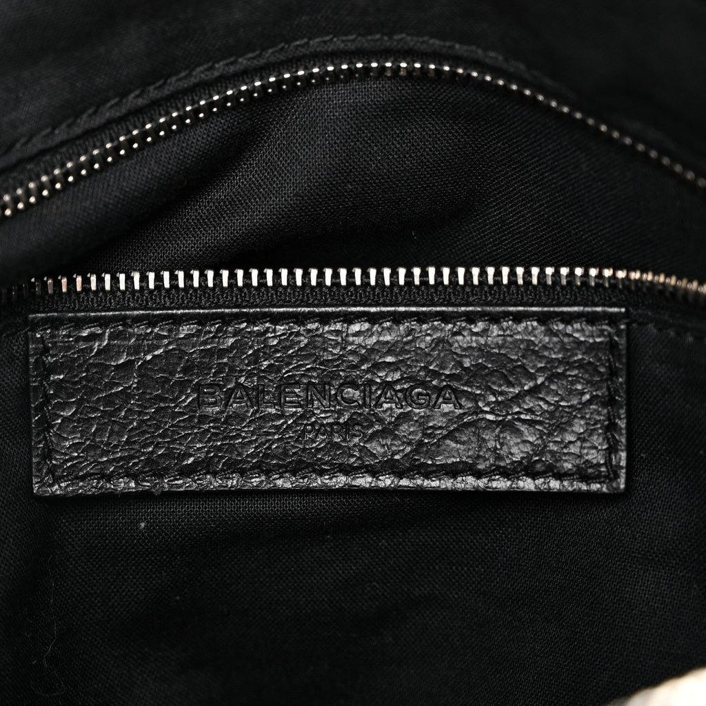 Agneau Classic Hardware XS Reporter Crossbody Black