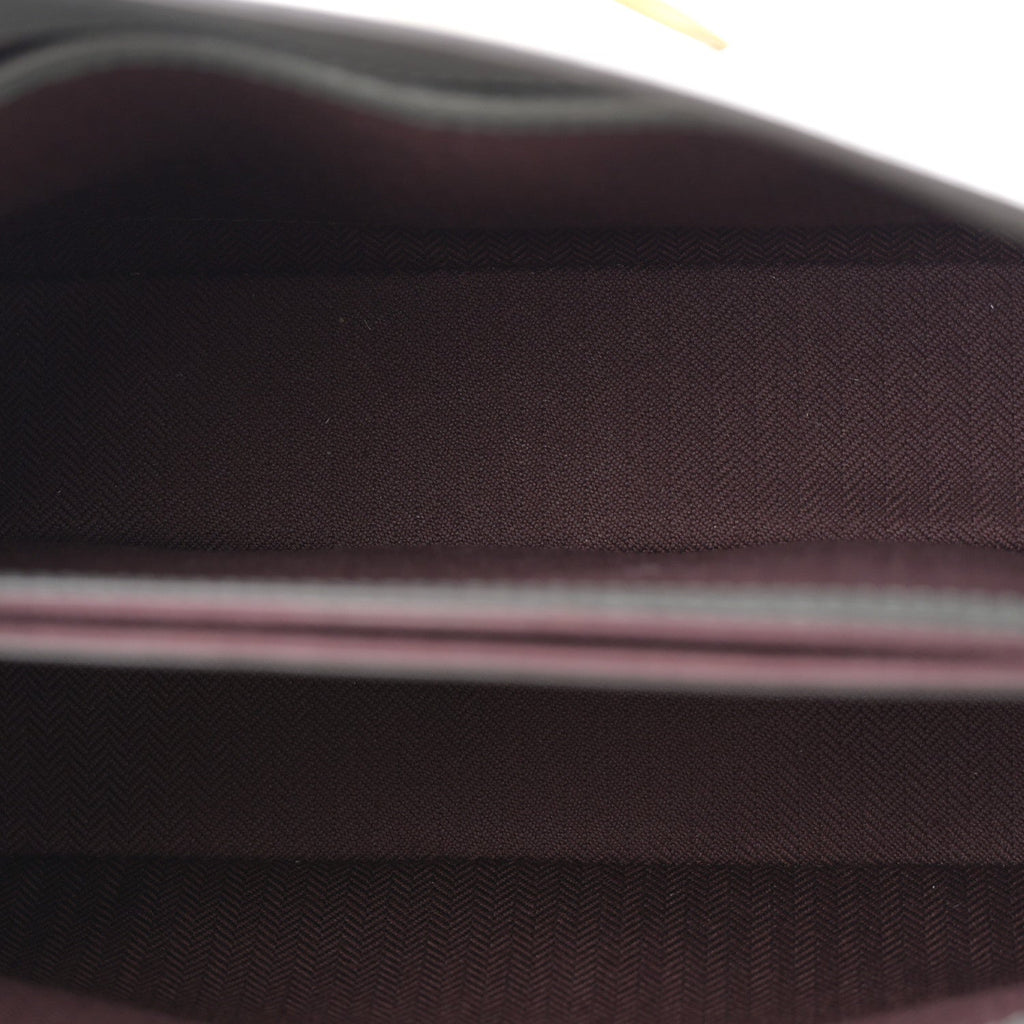 Small Classic Grain Calfskin Mini Seaton Grey