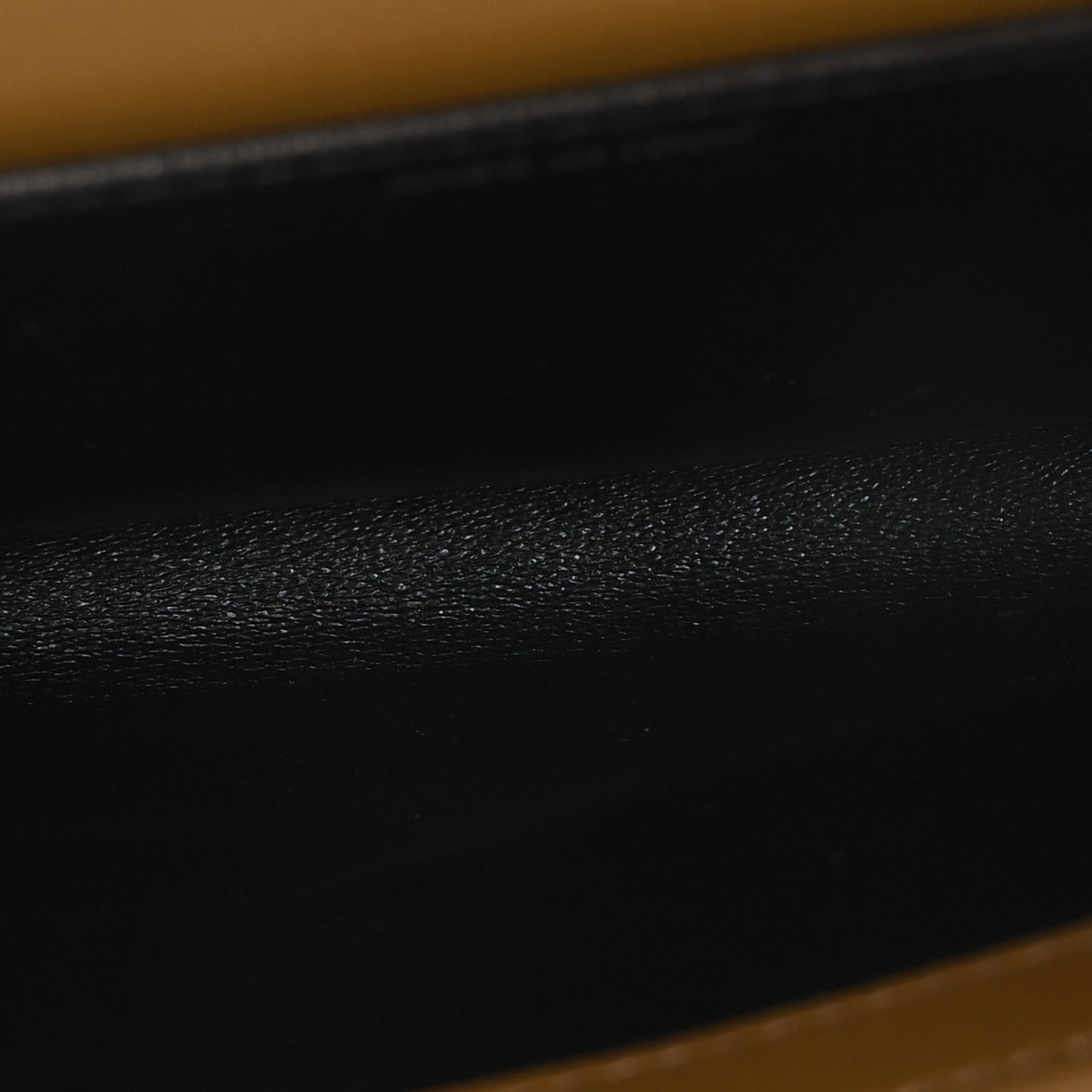 Patent Calfskin Uptown Chain Wallet Taupe