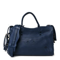 Veau Soyeux Perforated Blackout Hardware S City Bleu Marine