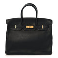 Taurillon Clemence Birkin 35 Black