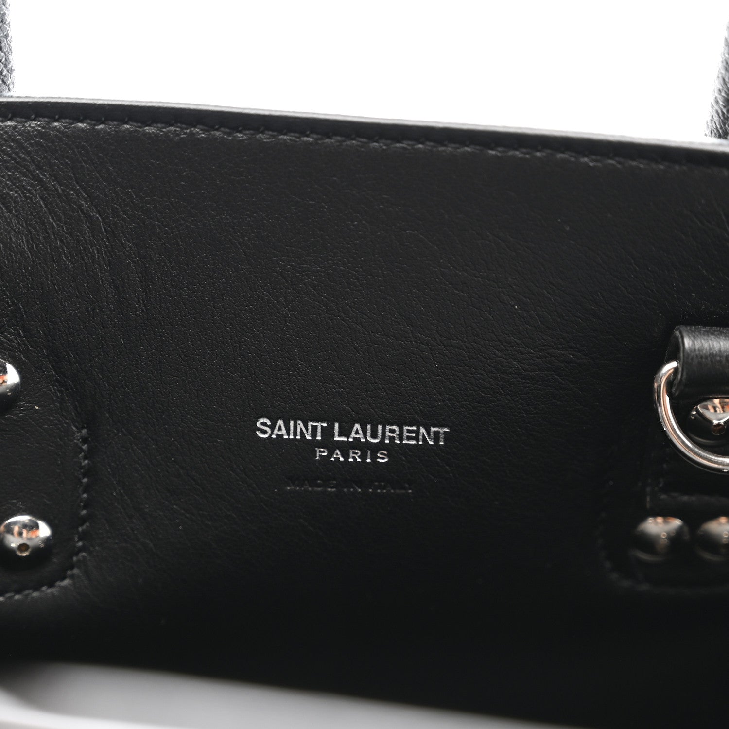 Grained Calfskin Baby Sac De Jour Coal
