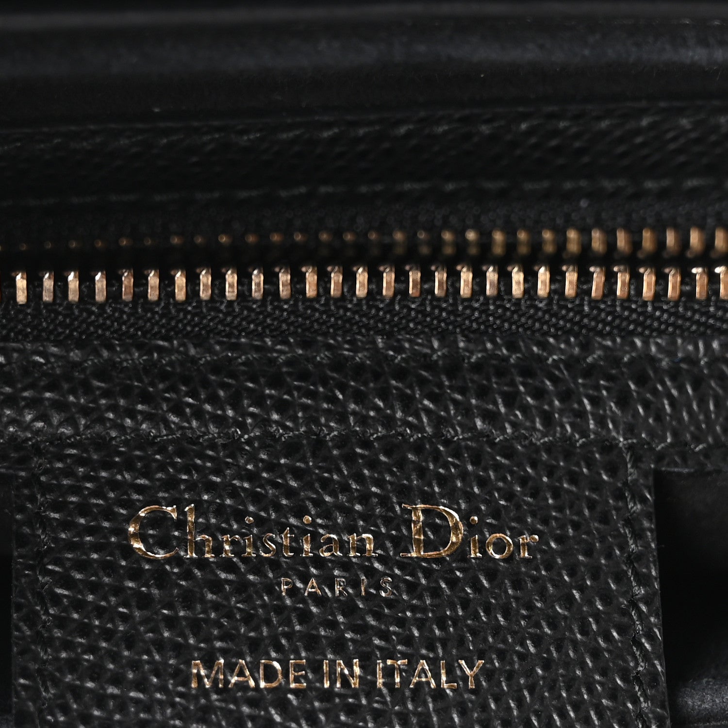 Grained Calfskin Saddle Bag Black