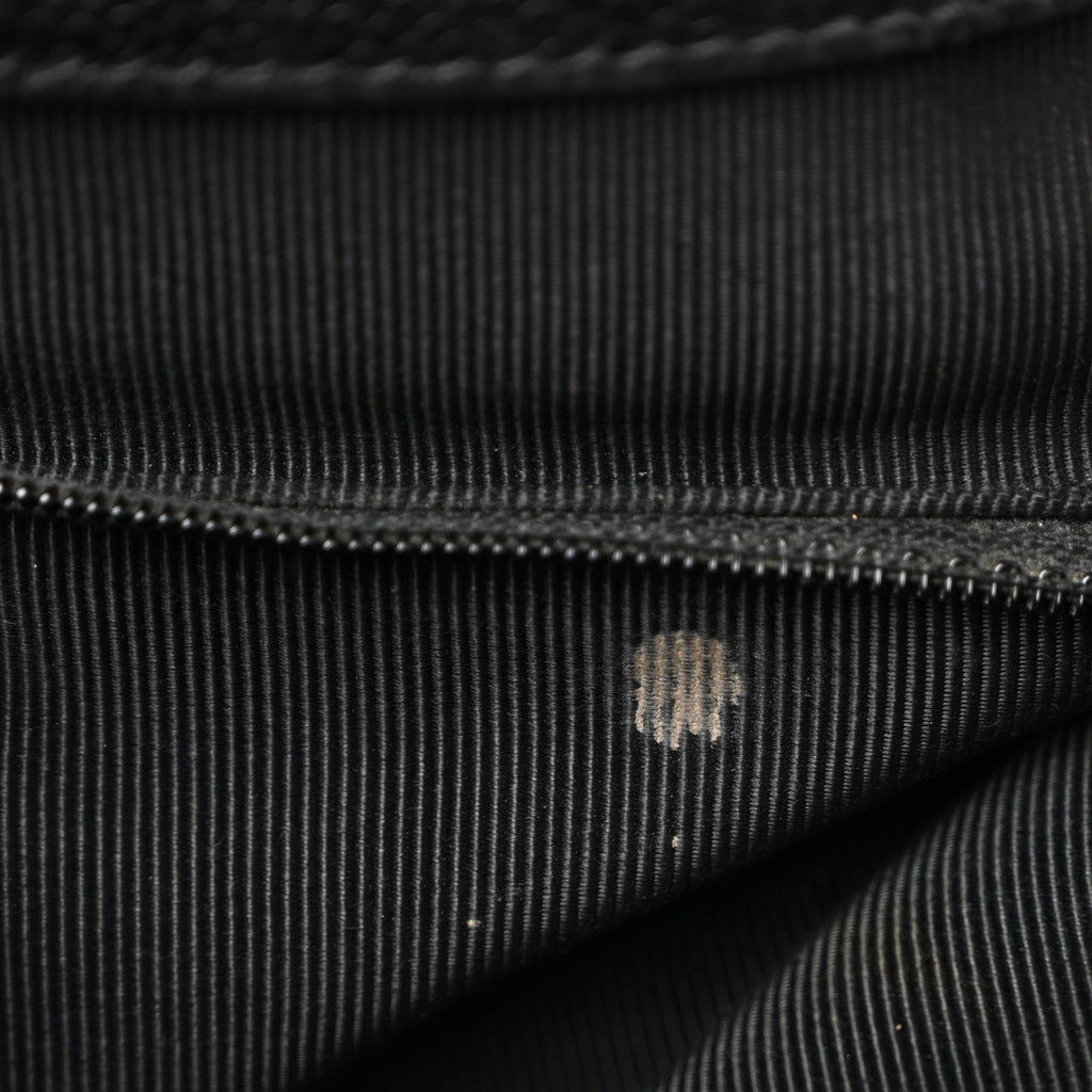 Caviar Triple CC Shoulder Bag Black