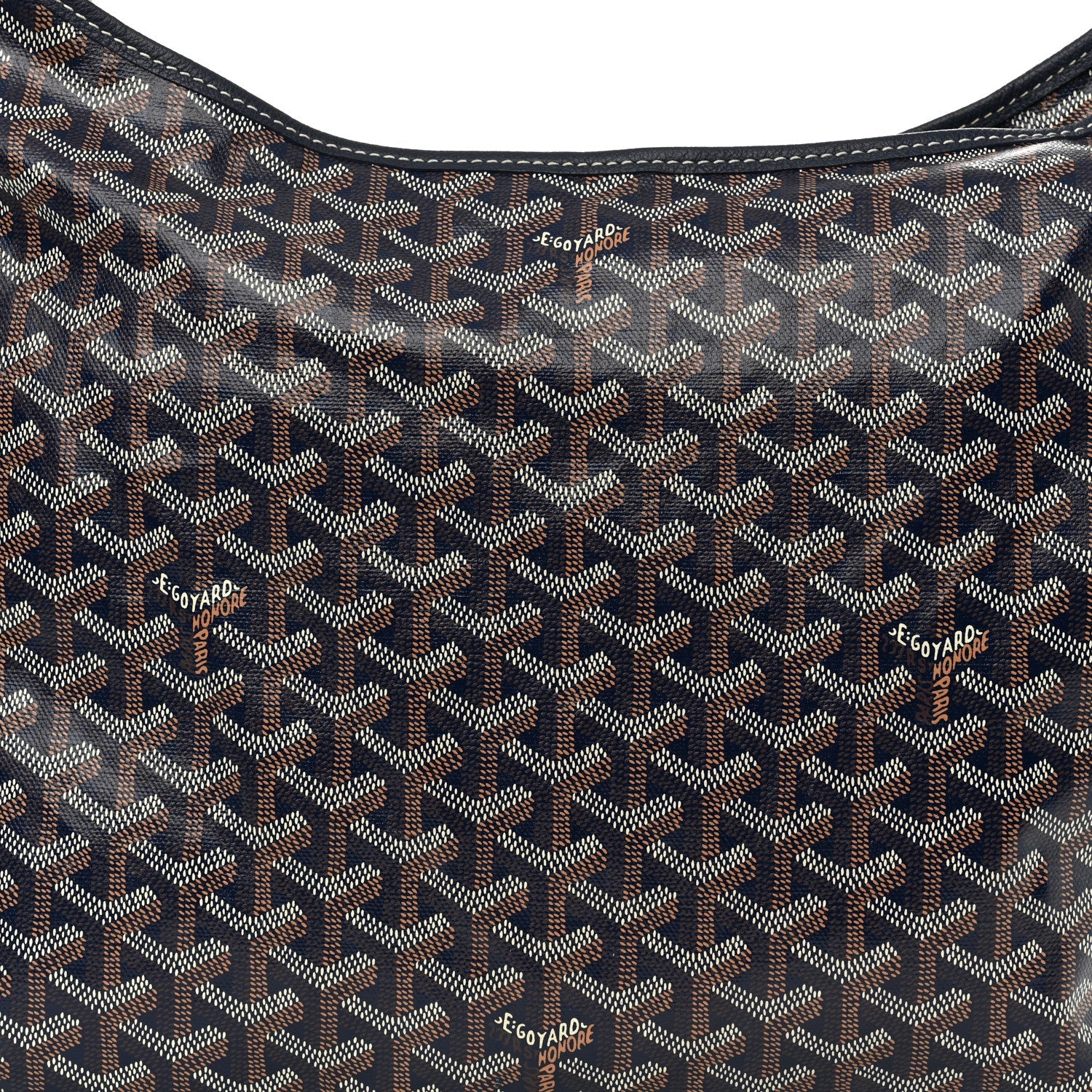 Goyardine Boheme Hobo Navy Blue