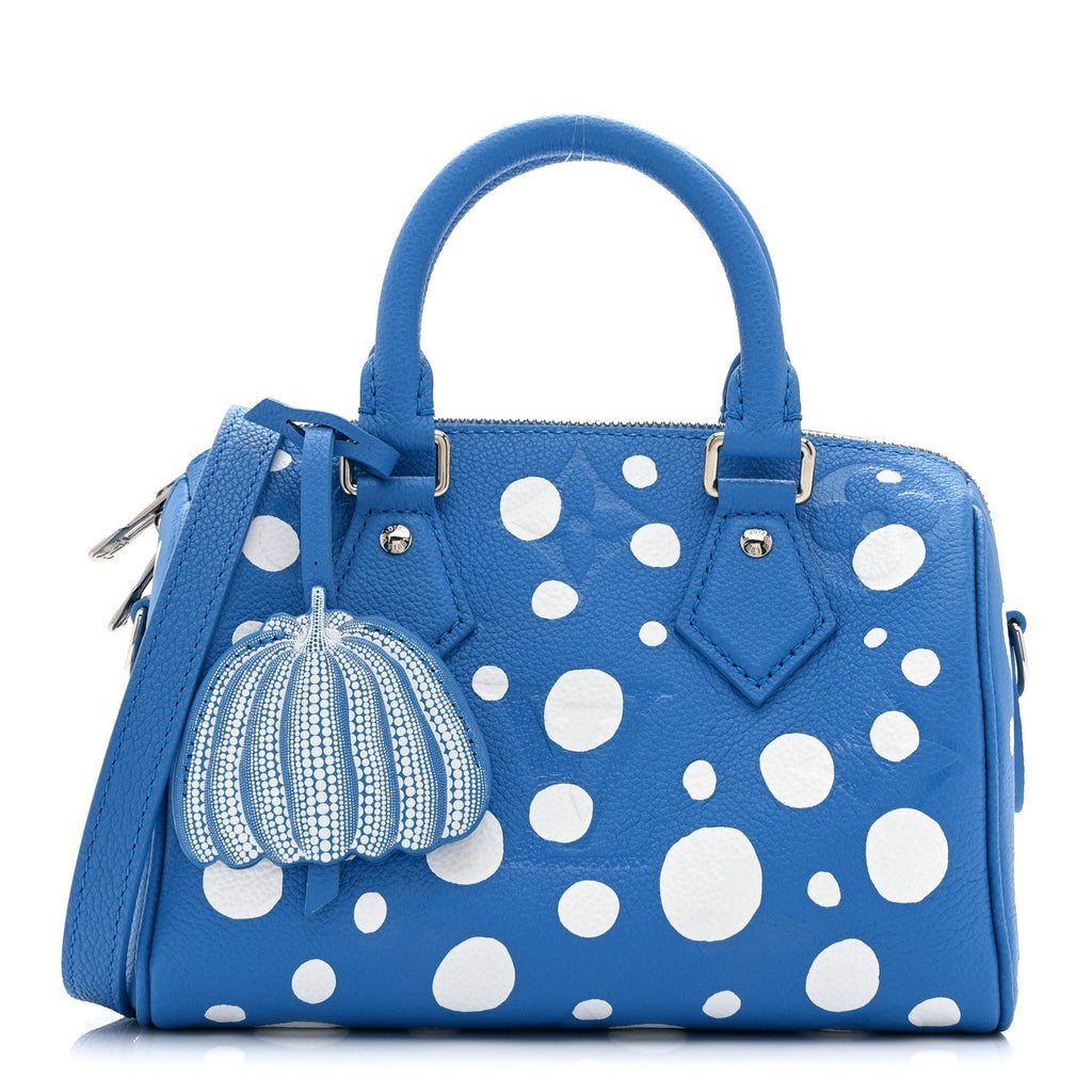LV X YK Empreinte Speedy Bandouliere 20 Blue White