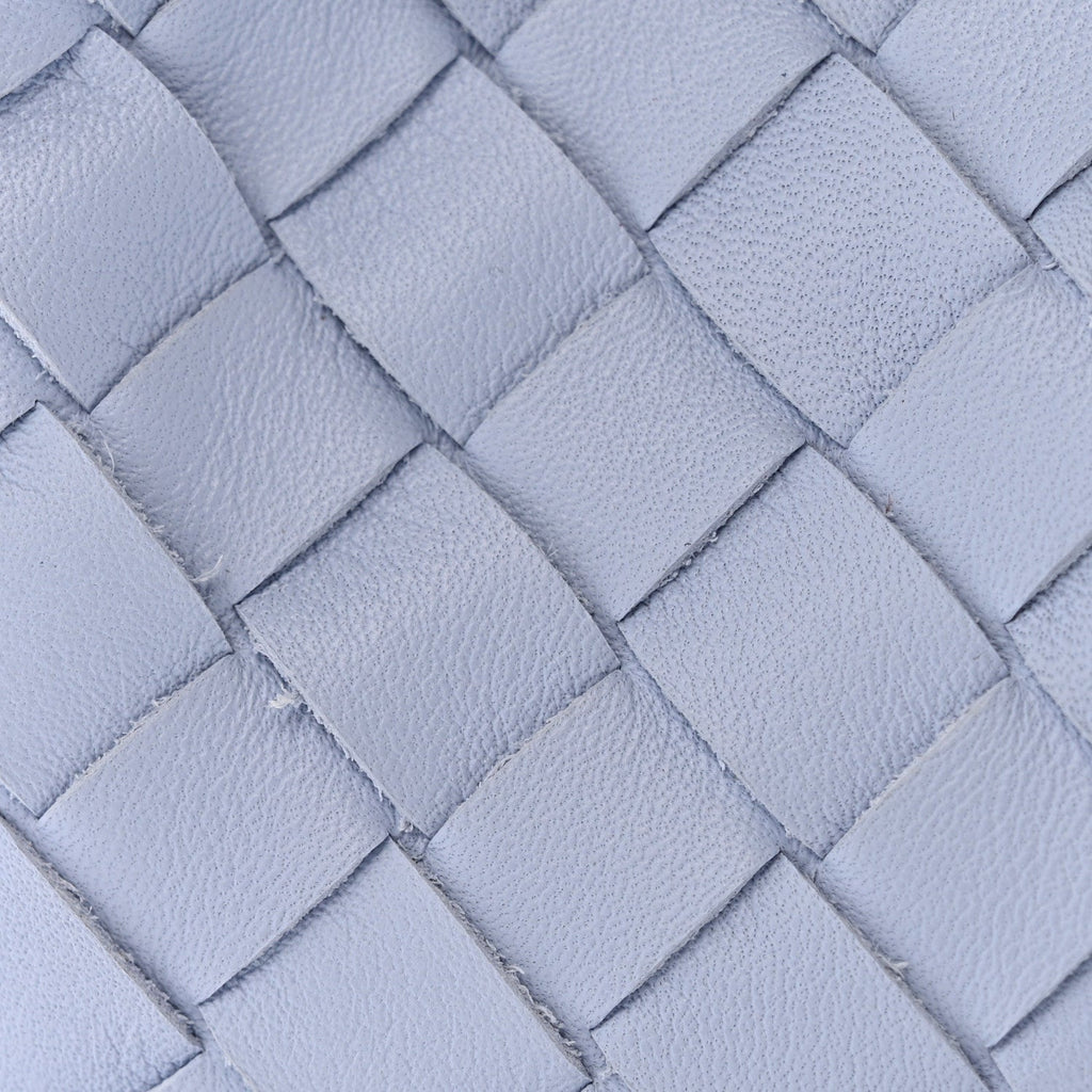 Calfskin Intrecciato Small Pinacoteca Tote Lunar Fondant